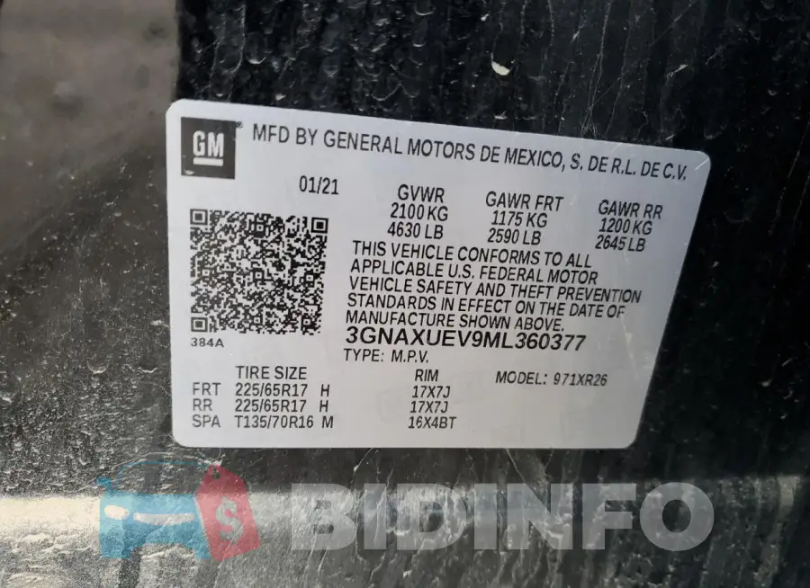 3GNAXUEV9ML360377 Photo# 12