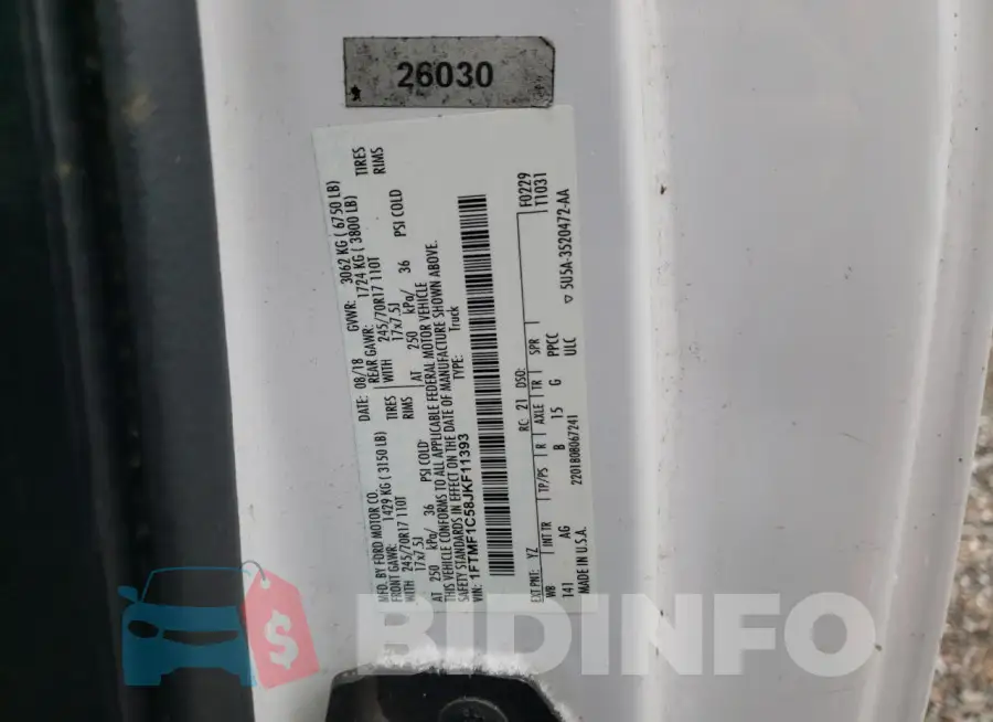 1FTMF1C58JKF11393 Photo# 12