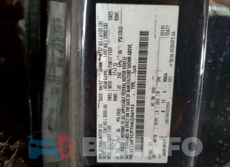 1FTMF1CP7HKD54113 Photo# 12