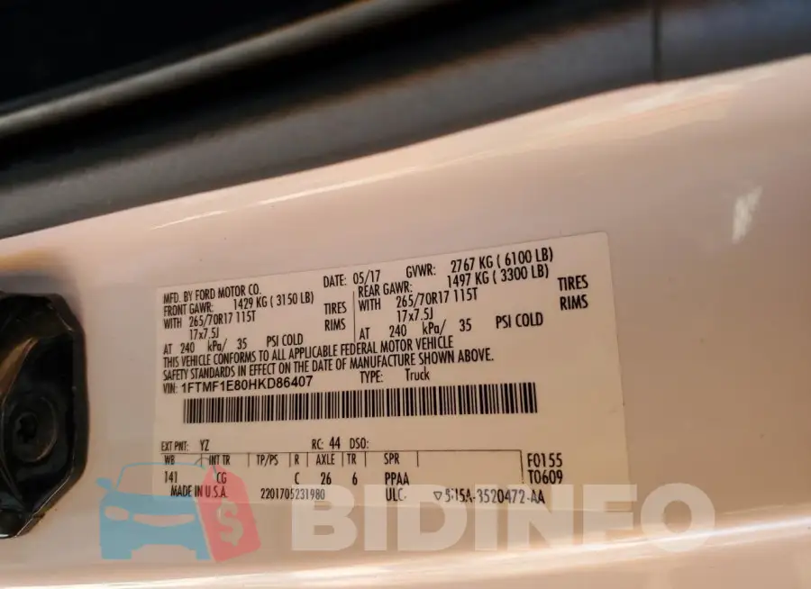 1FTMF1E80HKD86407 Photo# 12