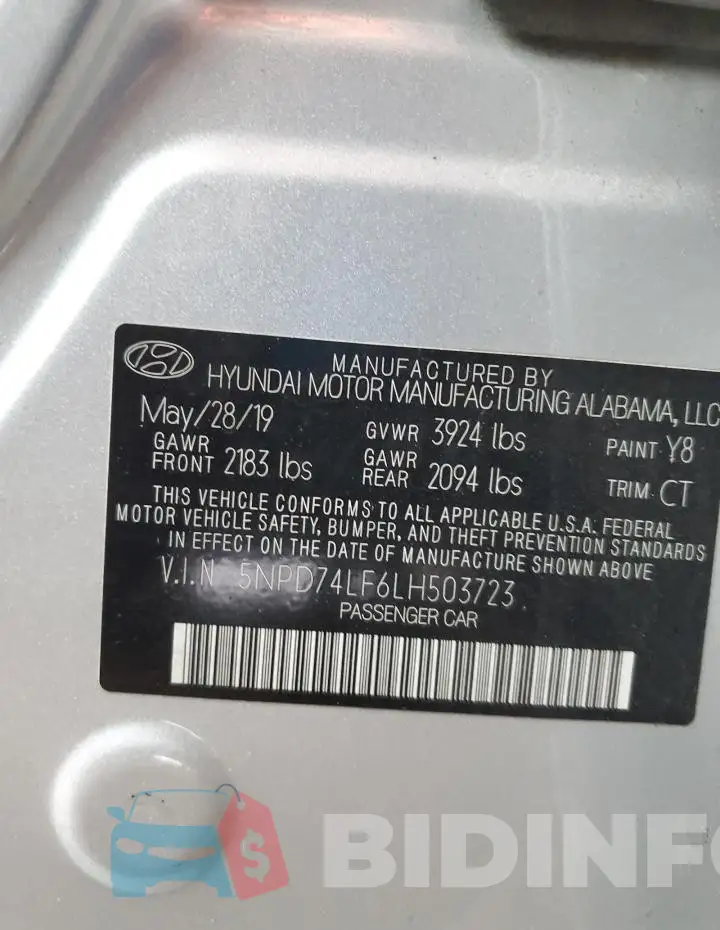 5NPD74LF6LH503723 Photo# 13
