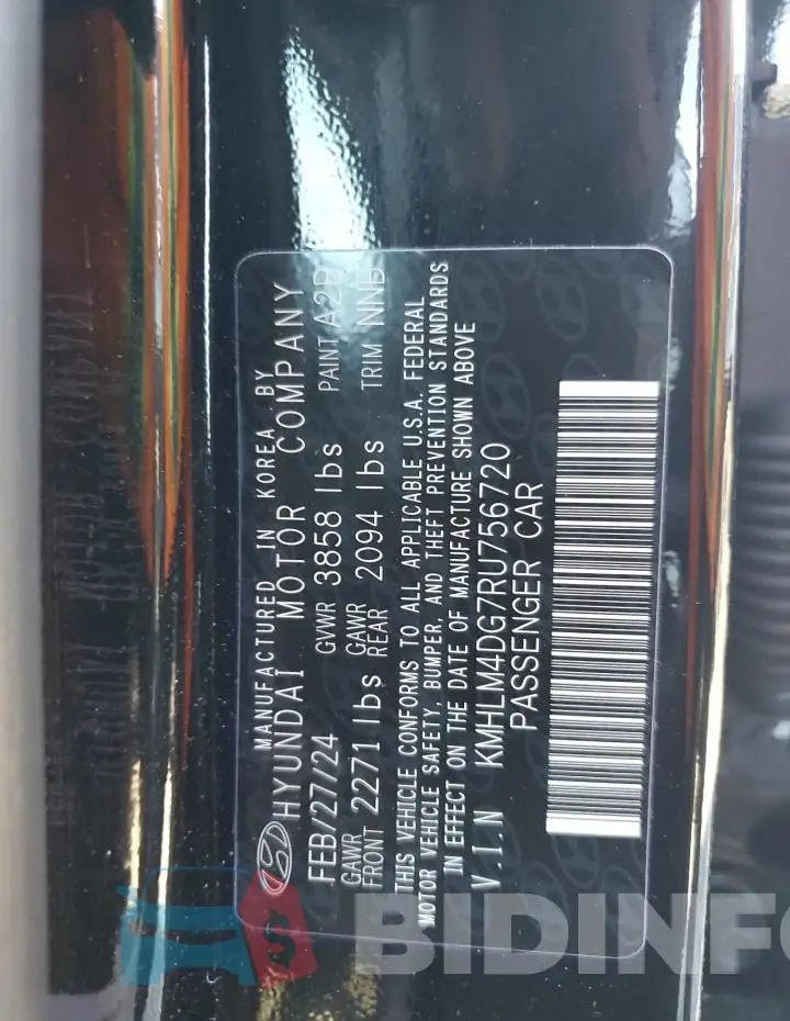 KMHLM4DG7RU756720 Photo# 12