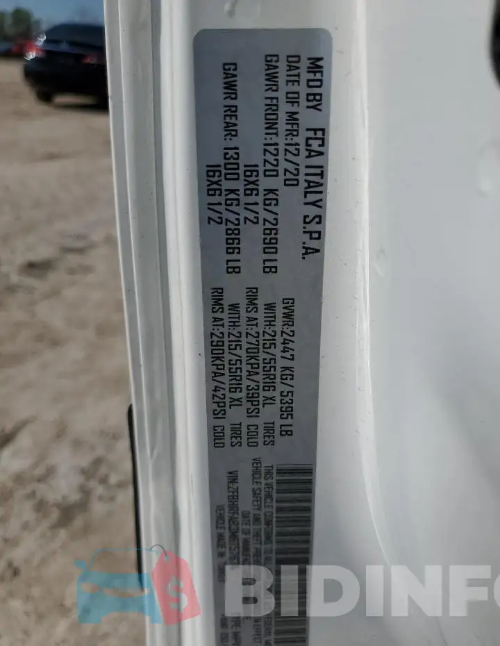 ZFBHRFAB3M6T57674 Photo# 13
