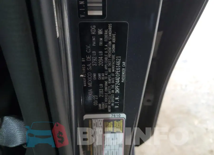 3KPF24AD1PE614621 Photo# 12