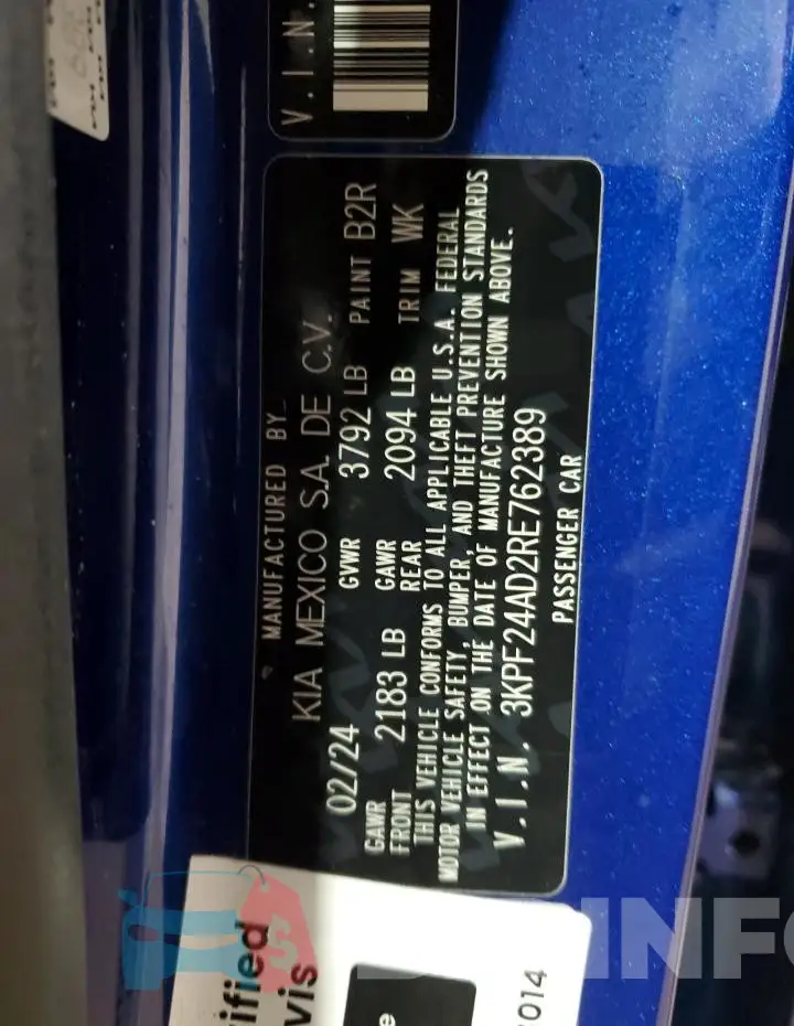 3KPF24AD2RE762389 Photo# 13