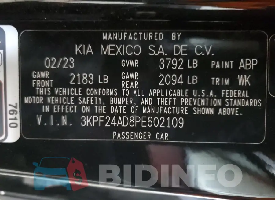 3KPF24AD8PE602109 Photo# 12