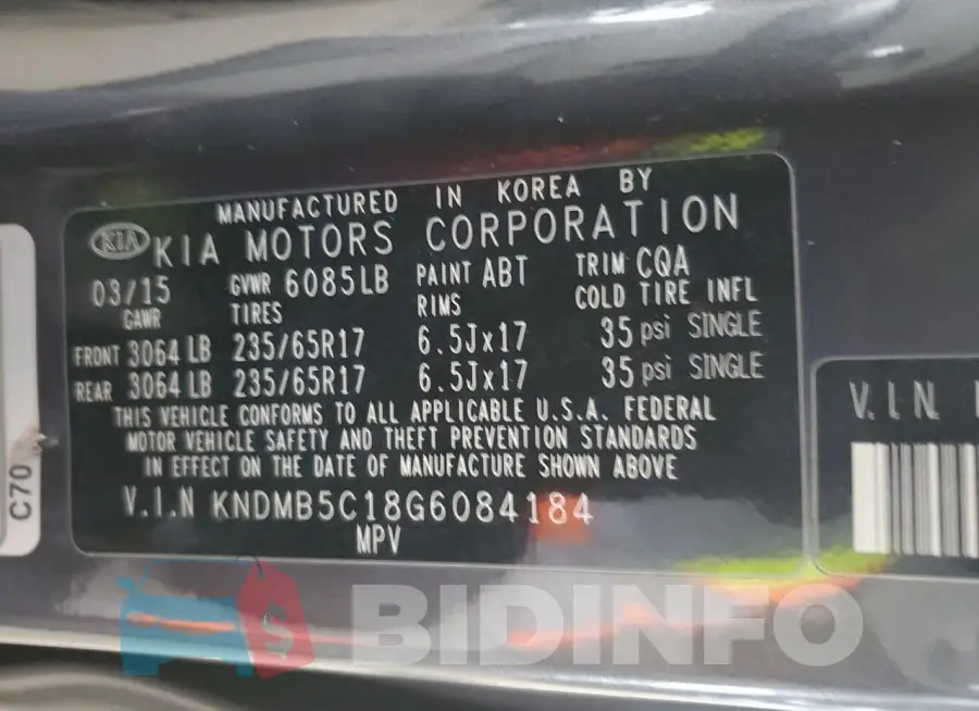 KNDMB5C18G6084184 Photo# 13