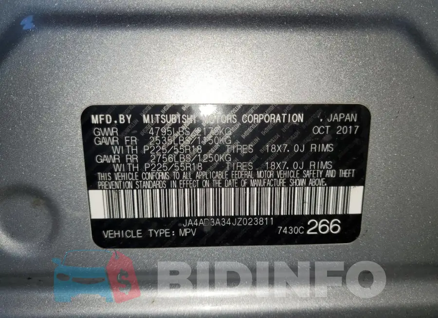 JA4AD3A34JZ023811 Photo# 14
