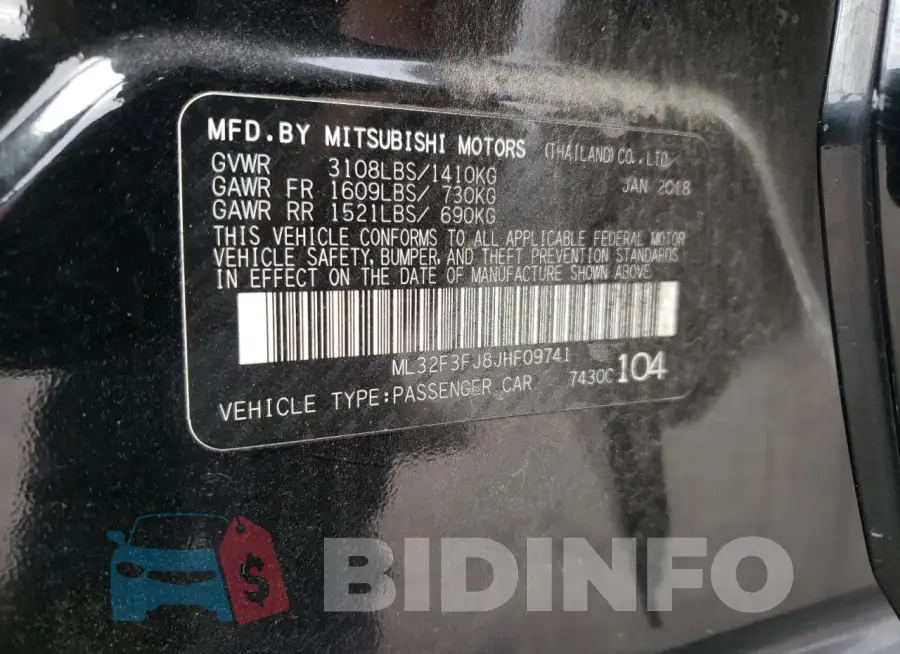 ML32F3FJ8JHF09741 Photo# 12