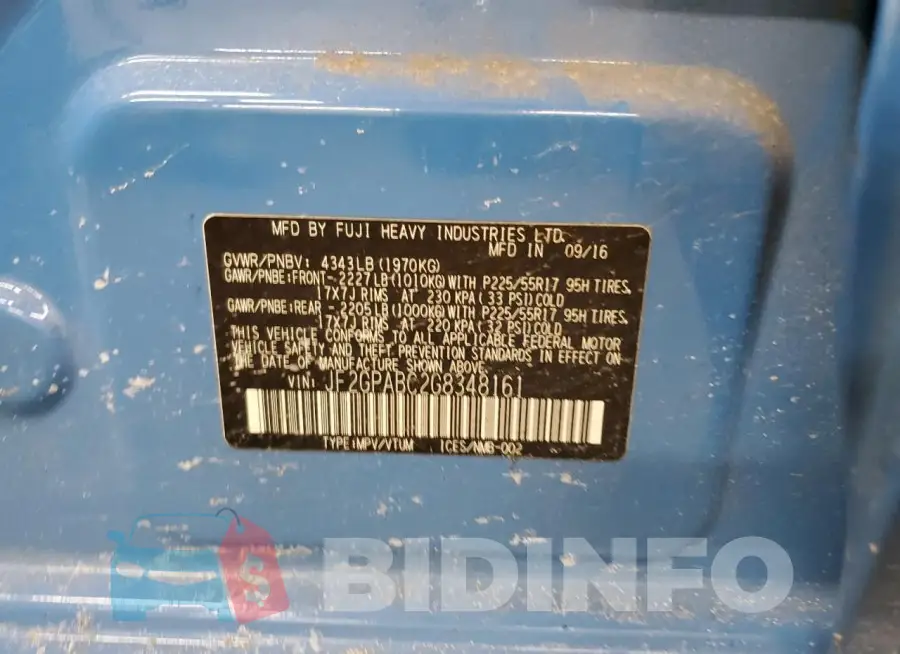 JF2GPABC2G8348161 Photo# 13