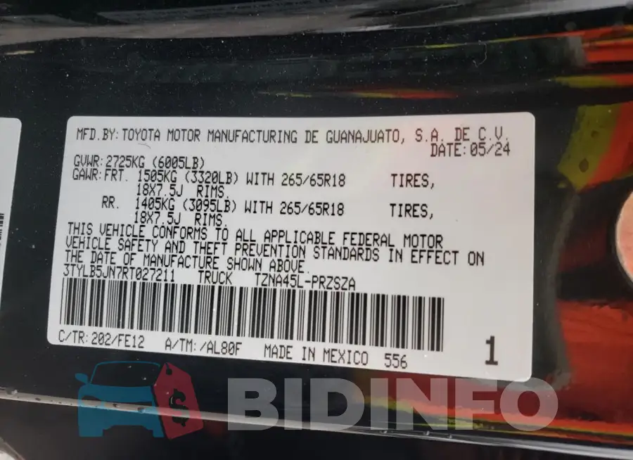 3TYLB5JN7RT027211 Photo# 12