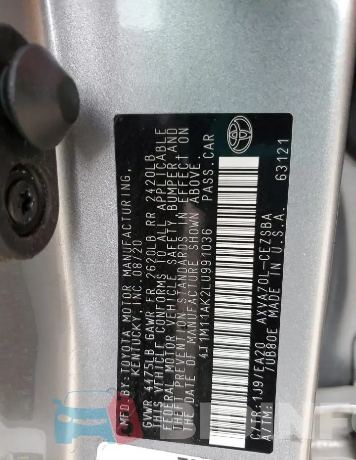 4T1M11AK2LU991036 Photo# 12