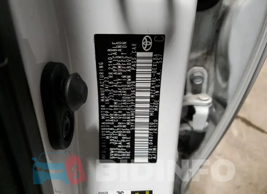 5YFB4MDE3PP036128 Photo# 13