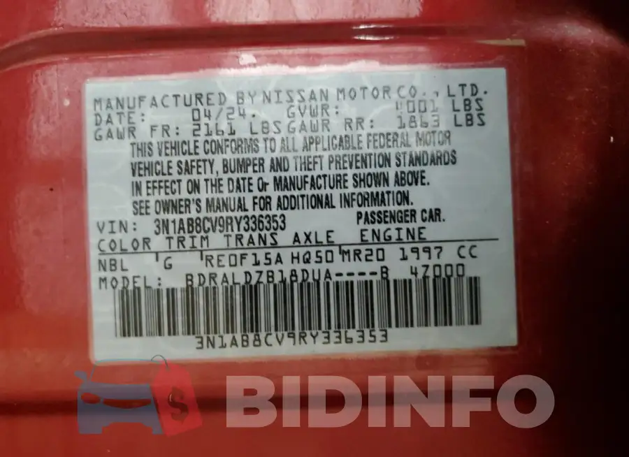 3N1AB8CV9RY336353 Photo# 13