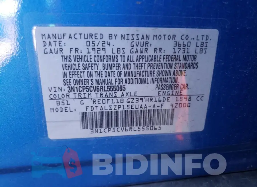 3N1CP5CV6RL555065 Photo# 13