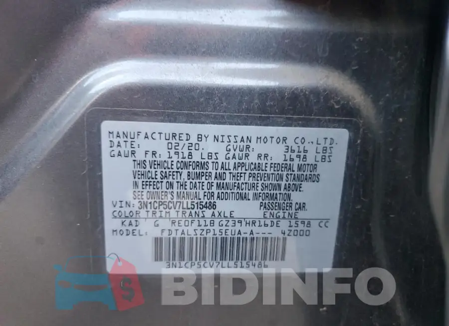 3N1CP5CV7LL515486 Photo# 12