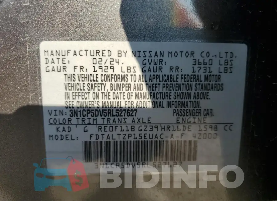 3N1CP5DV5RL527627 Photo# 13