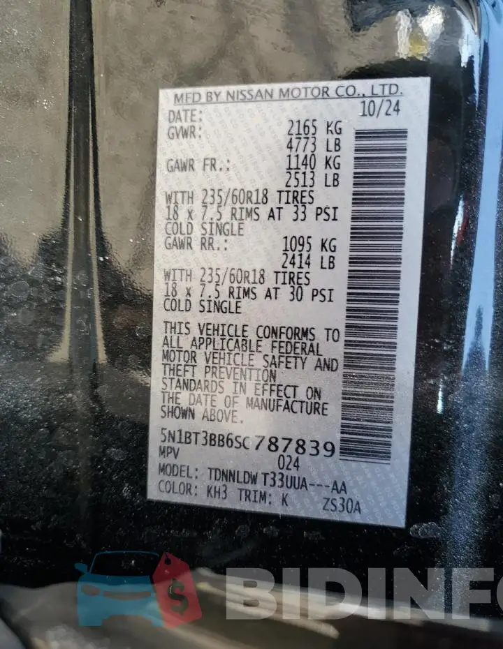 5N1BT3BB6SC787839 Photo# 14