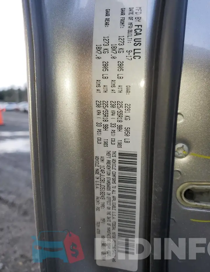 1C4PJLCB1JD518249 Photo# 13