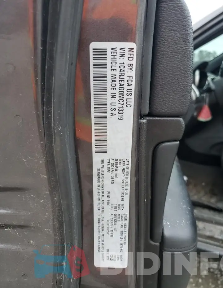 1C4RJEAG0MC713319 Photo# 13