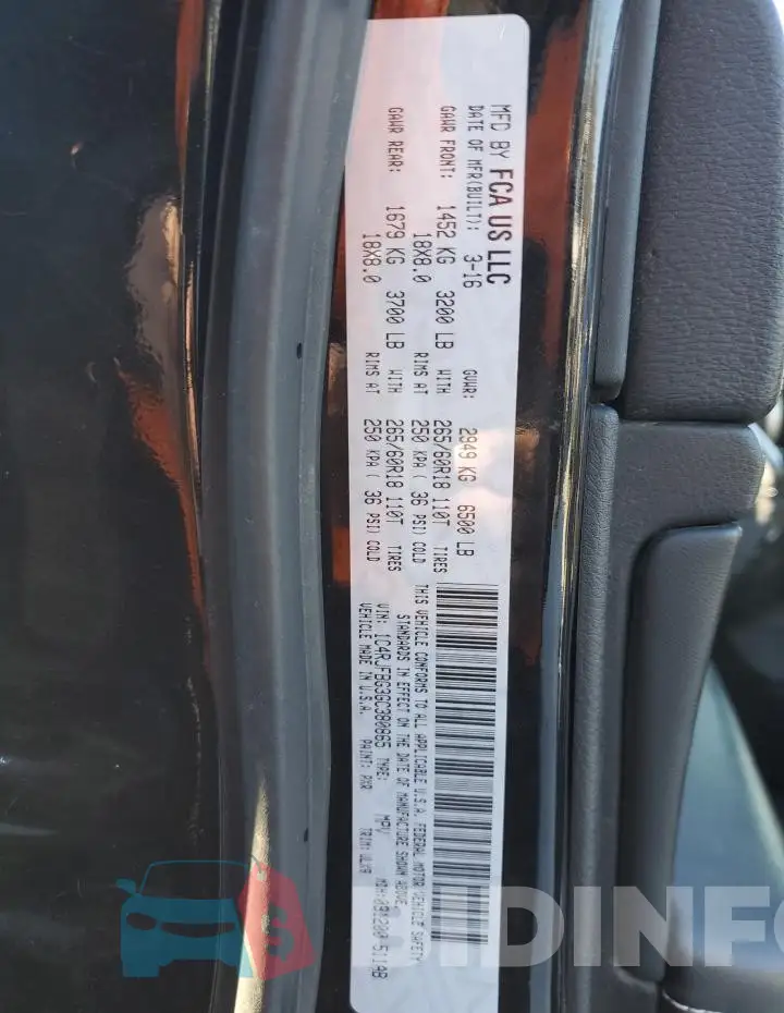 1C4RJFBG3GC380865 Photo# 13