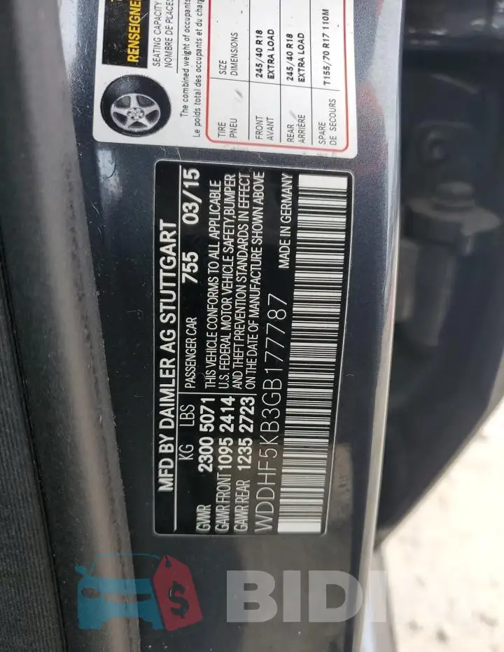 WDDHF5KB3GB177787 Photo# 12