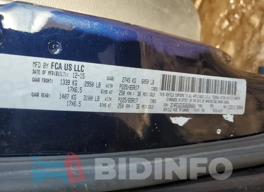 2C4RDGEG5GR250201 Photo# 13