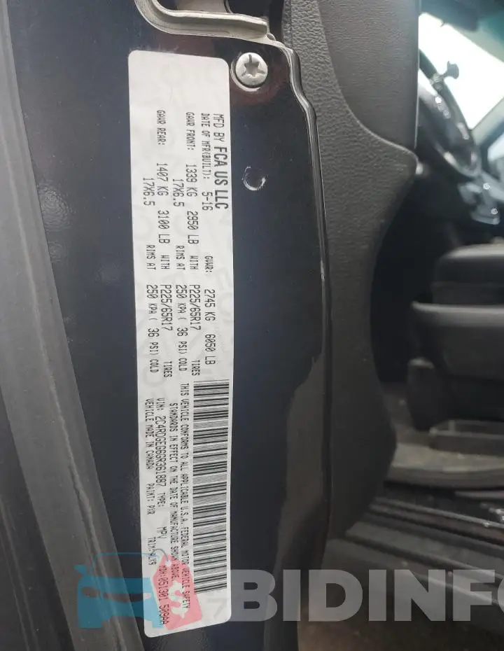 2C4RDGEG6GR361887 Photo# 13