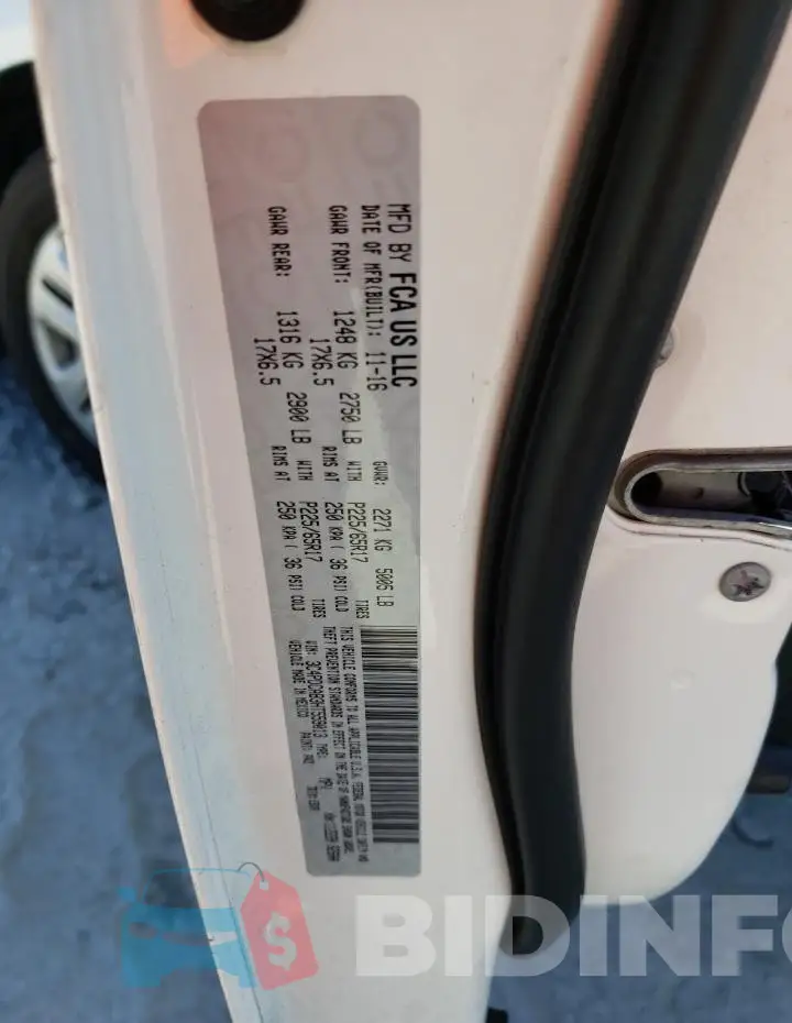 3C4PDCAB3HT559013 Photo# 14