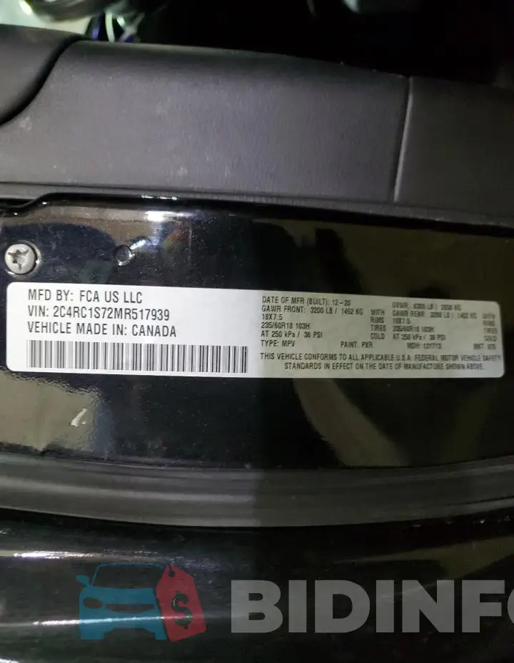 2C4RC1S72MR517939 Photo# 14
