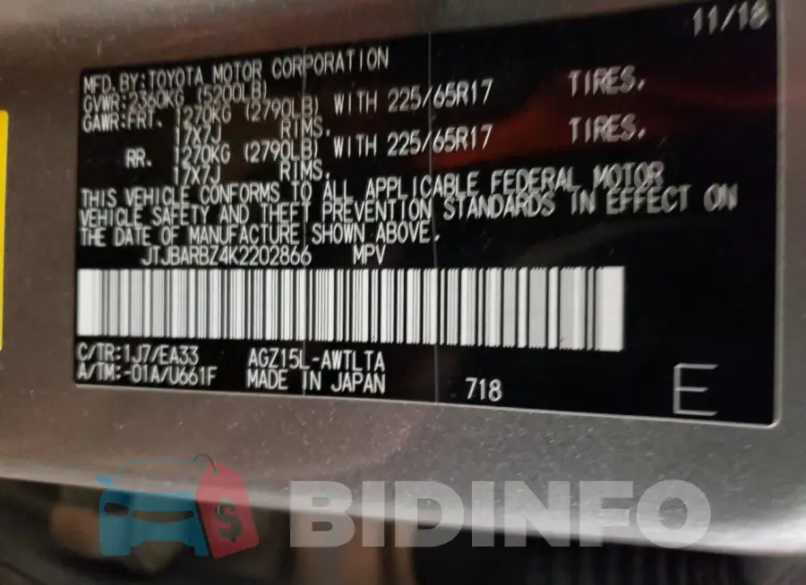 JTJBARBZ4K2202866 Photo# 13