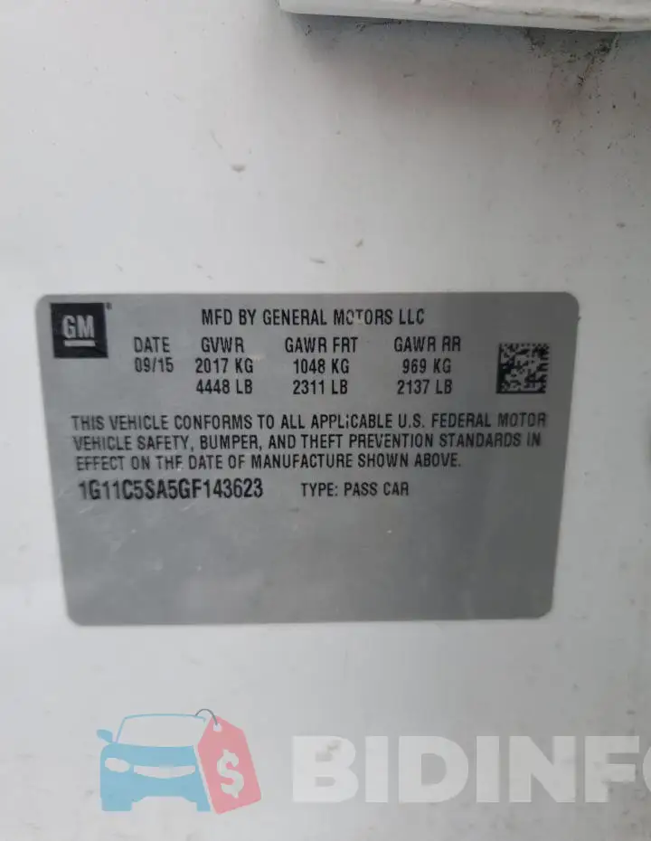 1G11C5SA5GF143623 Photo# 12