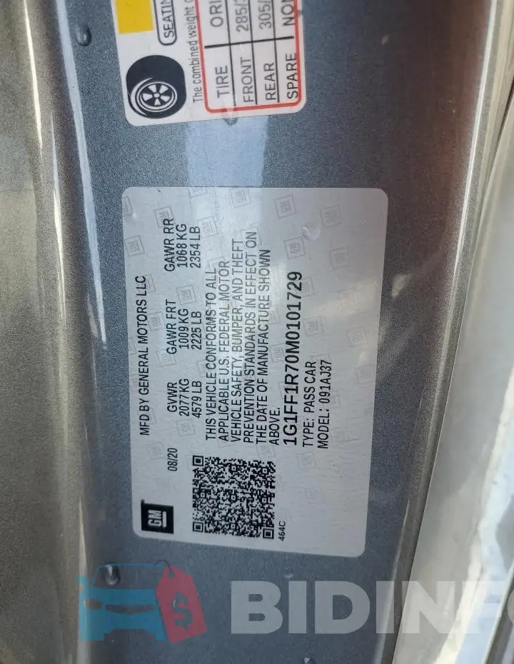 1G1FF1R70M0101729 Photo# 13