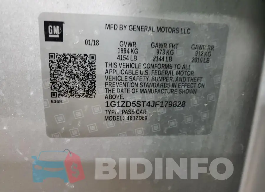 1G1ZD5ST4JF179828 Photo# 13