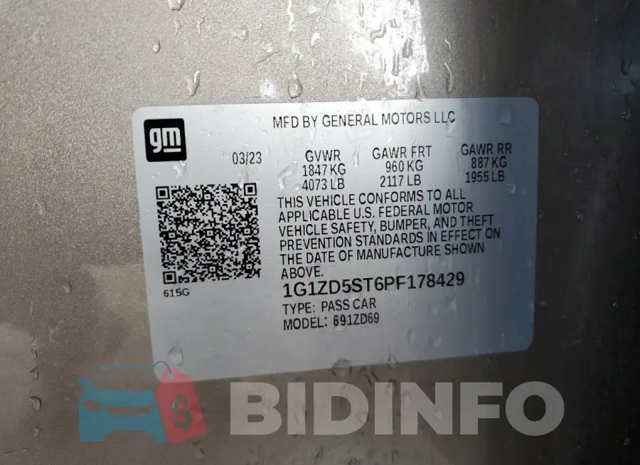 1G1ZD5ST6PF178429 Photo# 12