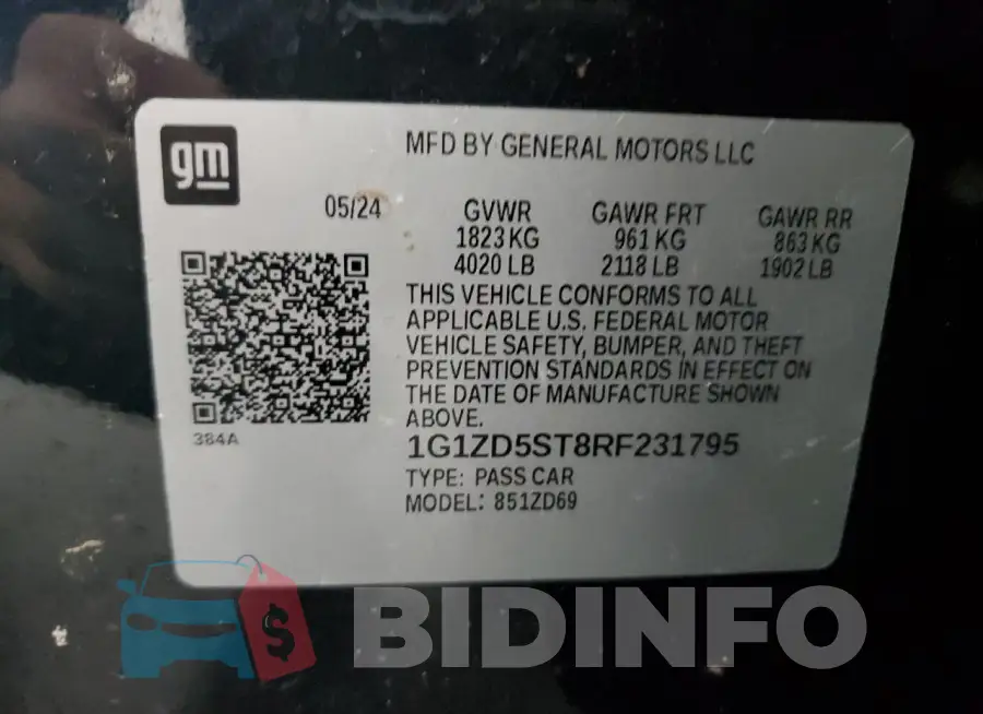 1G1ZD5ST8RF231795 Photo# 13