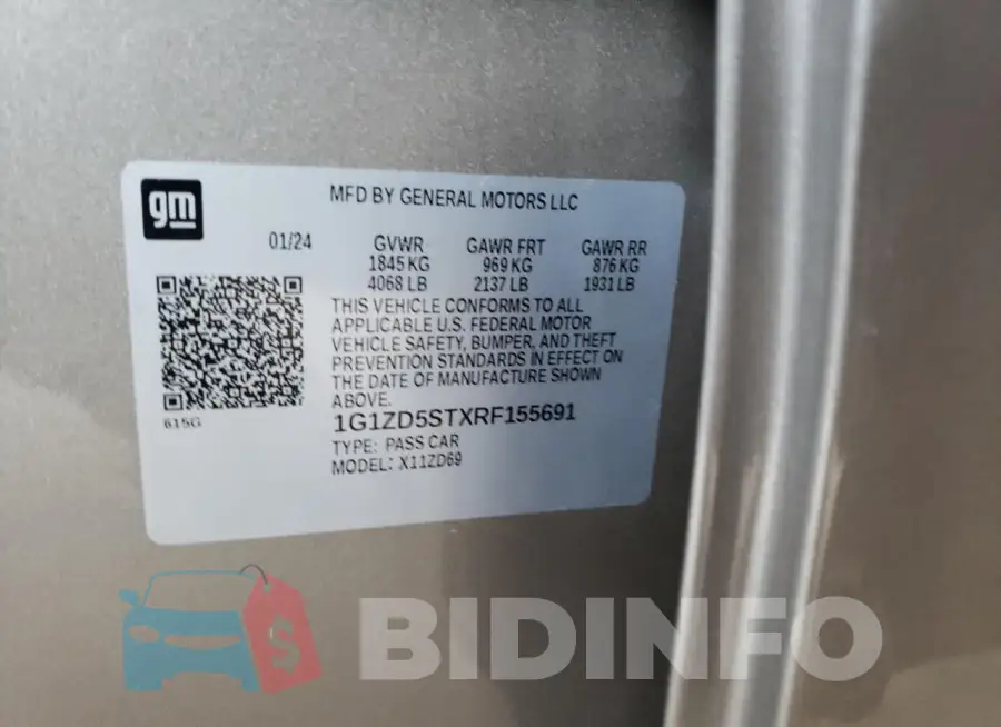 1G1ZD5STXRF155691 Photo# 12