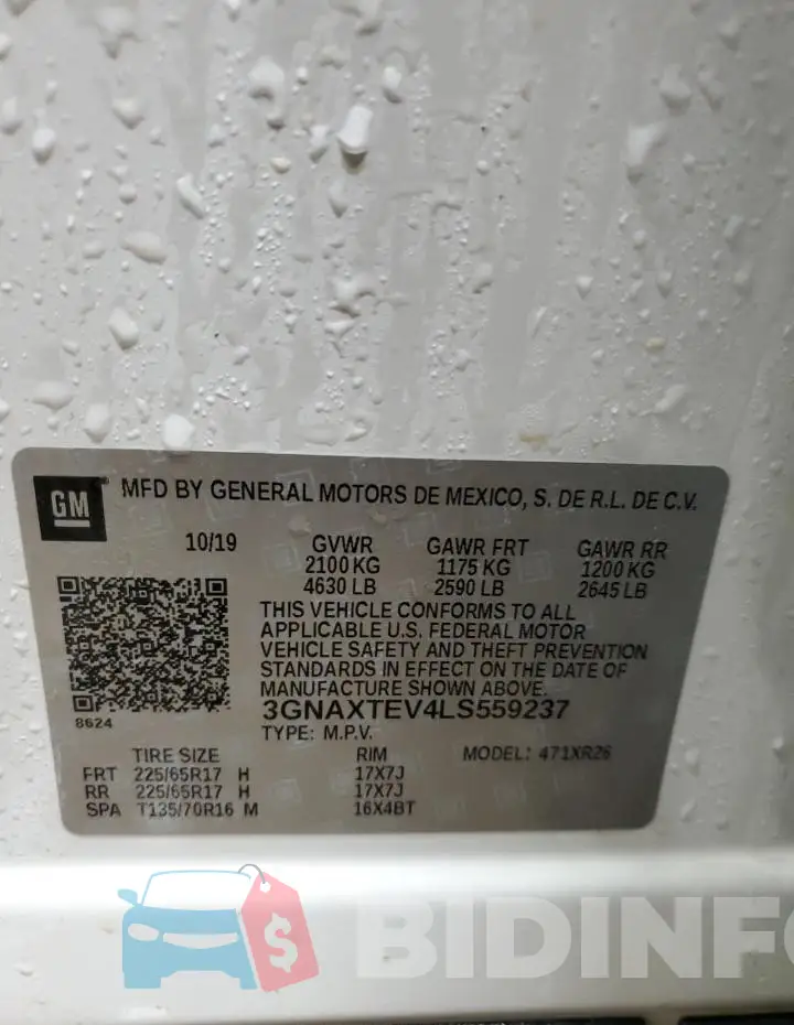 3GNAXTEV4LS559237 Photo# 13