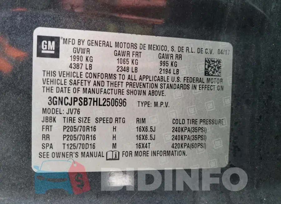 3GNCJPSB7HL250696 Photo# 13