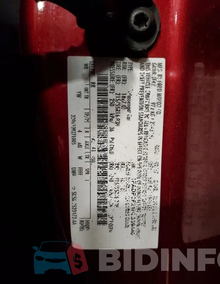 1FADP3F21HL339440 Photo# 12