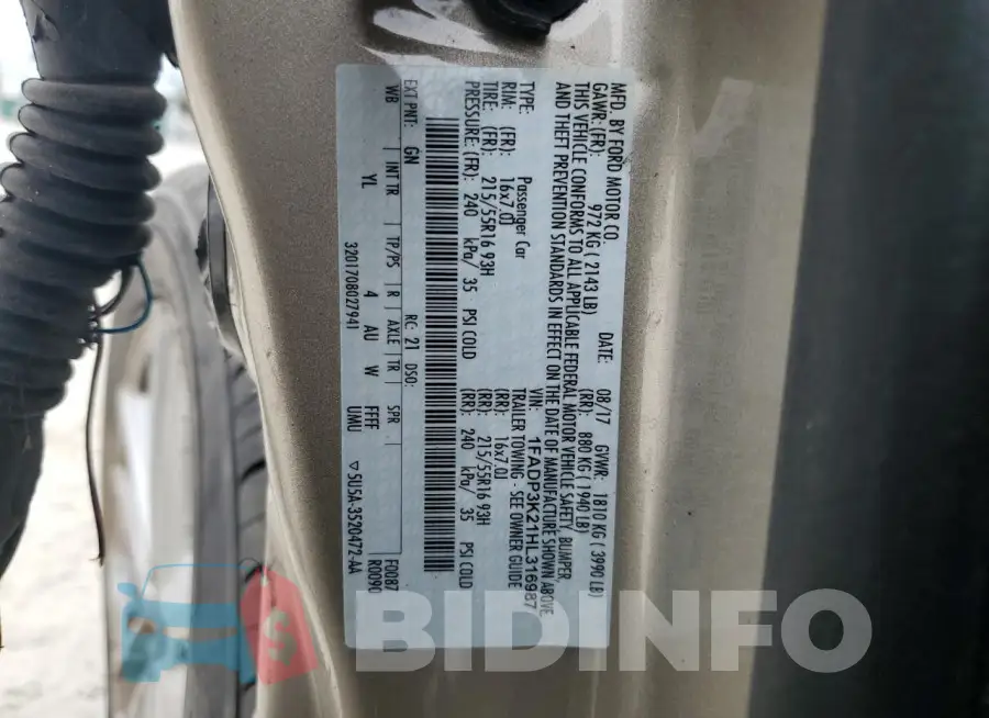 1FADP3K21HL316987 Photo# 13