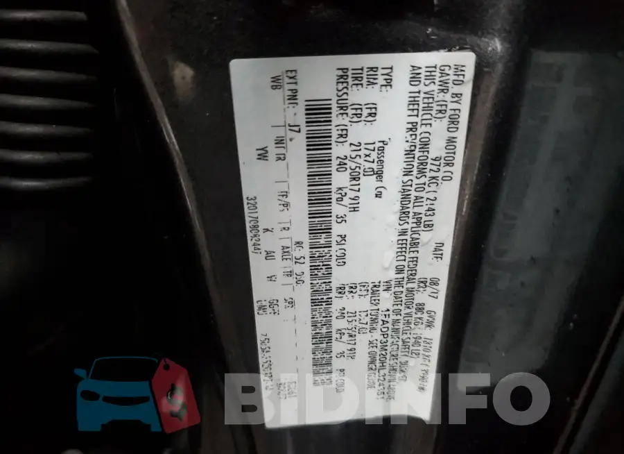 1FADP3M20HL324351 Photo# 13