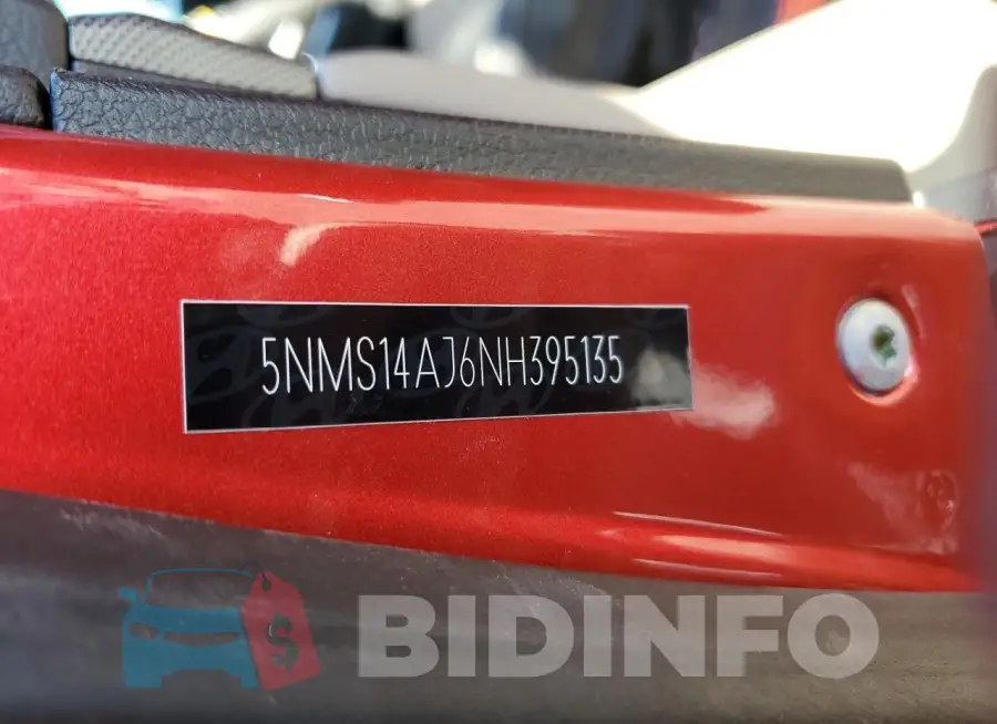 5NMS14AJ6NH395135 Photo# 13