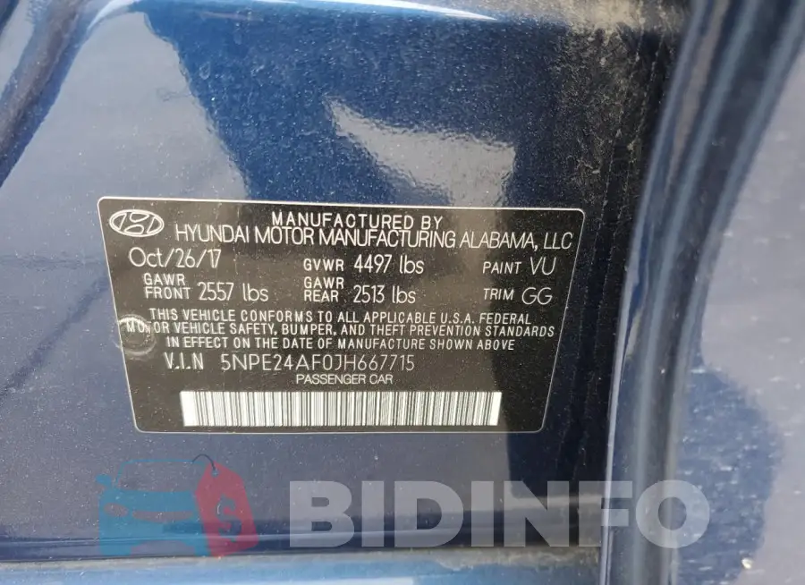 5NPE24AF0JH667715 Photo# 12