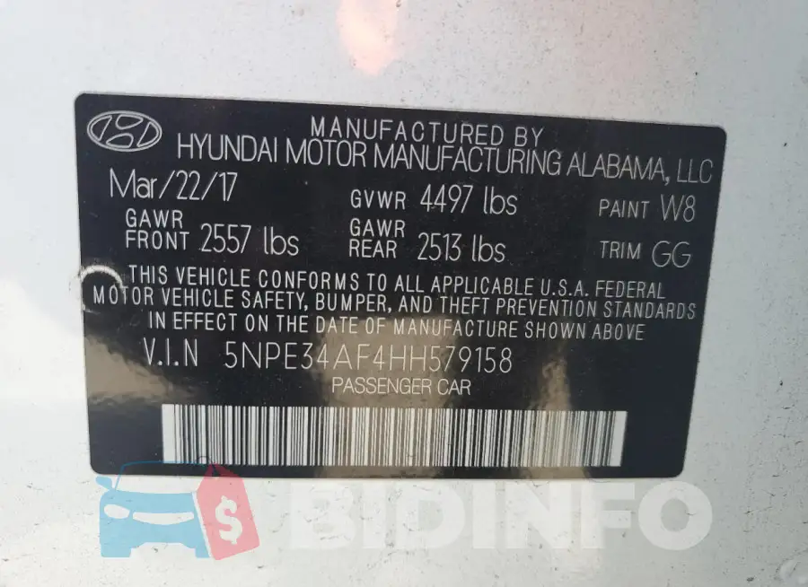 5NPE34AF4HH579158 Photo# 12