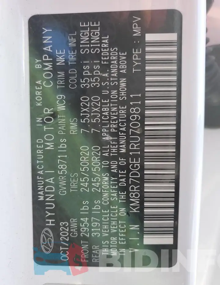 KM8R7DGE1RU709811 Photo# 14