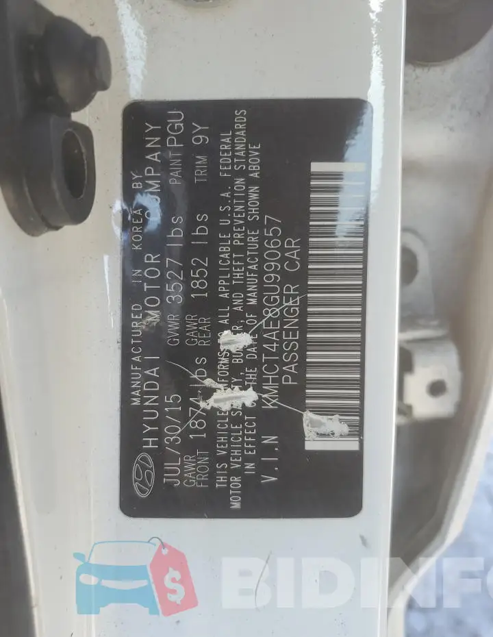 KMHCT4AE8GU990657 Photo# 12