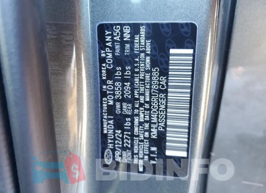 KMHLM4DG6RU789885 Photo# 13