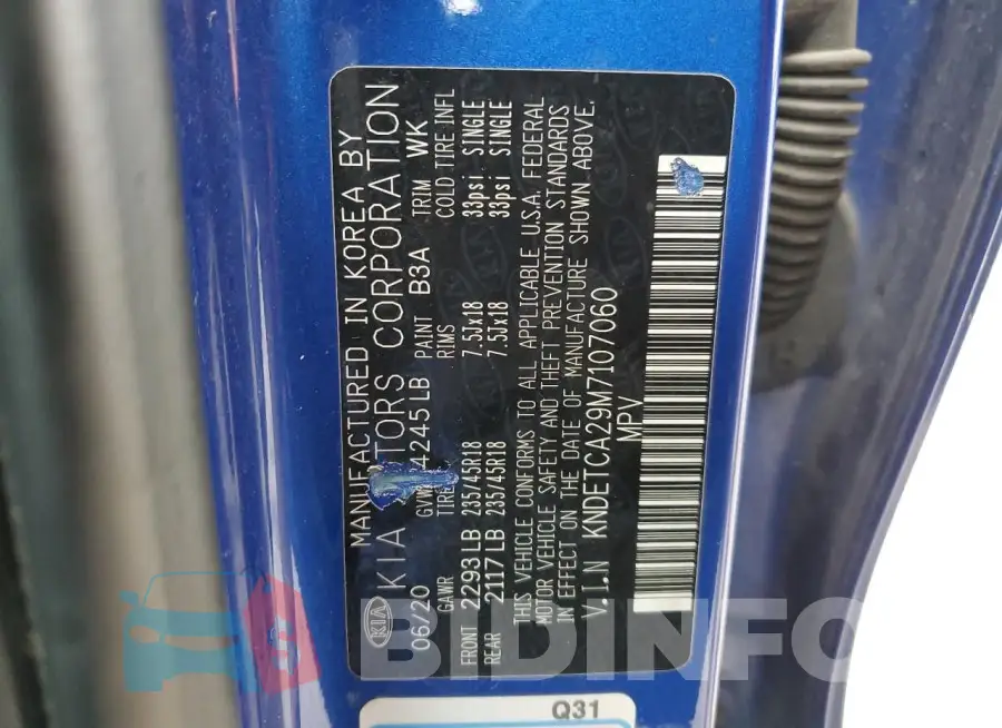 KNDETCA29M7107060 Photo# 12