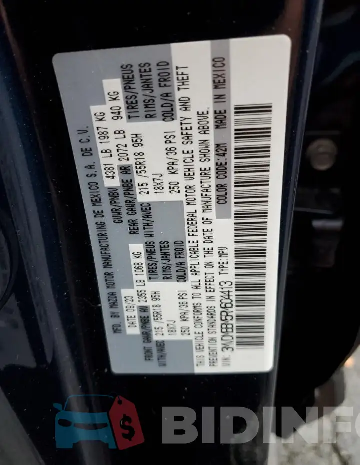3MVDMBBM5RM604413 Photo# 13